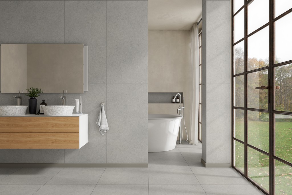 Керамогранит "Ennface" 600*1200 Gravel Smoke Flex Матовый Серый — купить в Чебоксарах