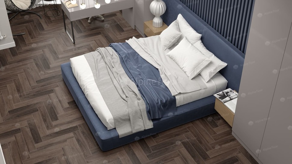 Виниловая плитка "Alpine Floor" Parquet LVT Фафнир (590*118*2,5 мм) — купить в Чебоксарах