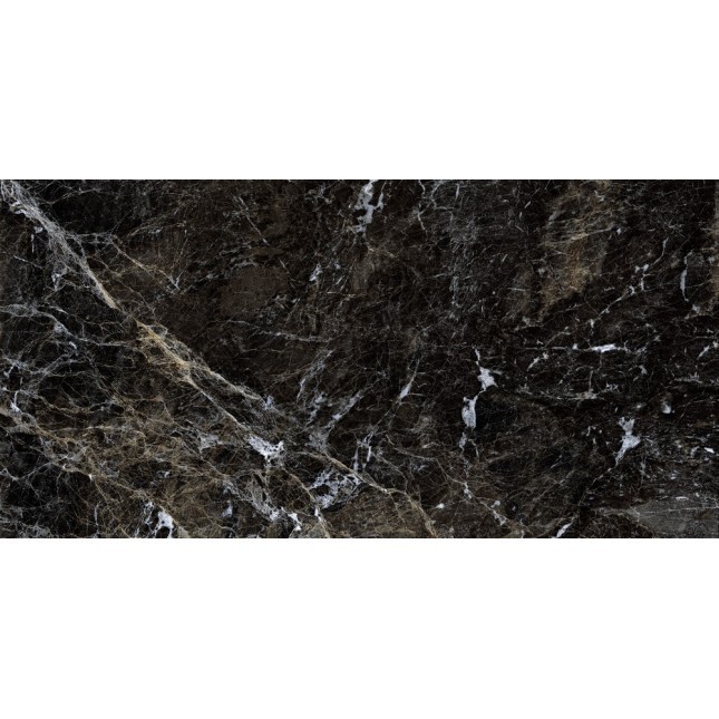 Керамогранит "Gresse" 600*1200 Simbel Carbon Чёрно-белый Мрамор — купить в Чебоксарах