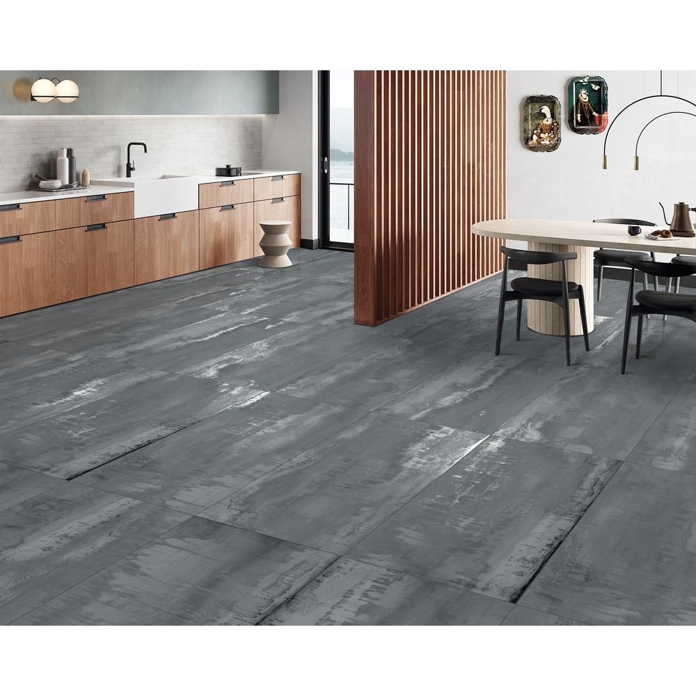 Керамогранит "Ennface" 600*1200 Oxido Grey Carving Carving Серый — купить в Чебоксарах