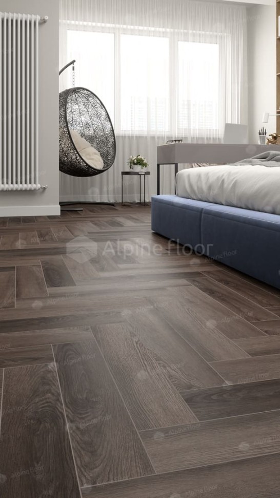 Виниловая плитка "Alpine Floor" Parquet LVT Фафнир (590*118*2,5 мм) — купить в Чебоксарах