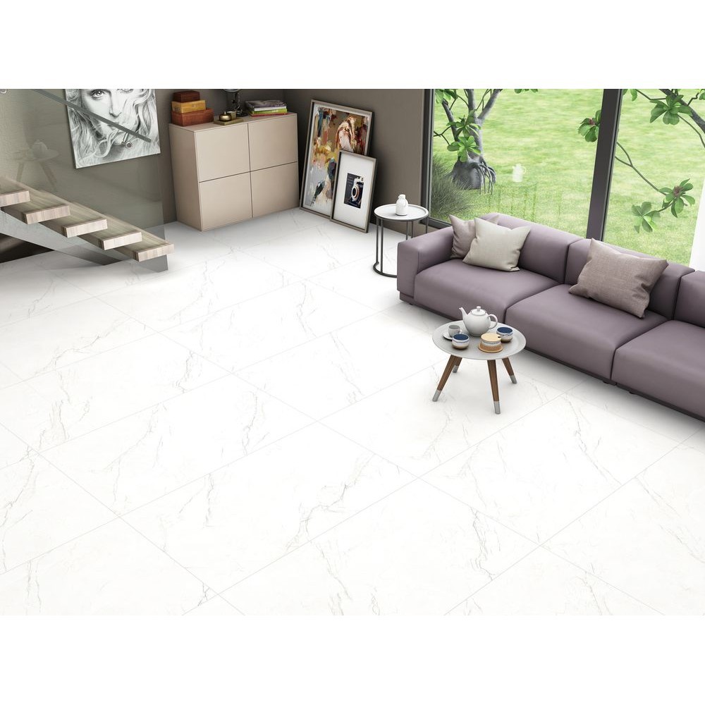 Керамогранит "Ennface" 600*1200 Mystic White Матовый Белый — купить в Чебоксарах