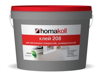 Клей для гибких напольных покрытий "Homakoll" 208 4 кг