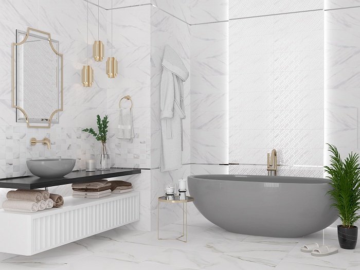 Керамогранит "Azori" Alpi (600*600 мм) Белый — купить в Чебоксарах