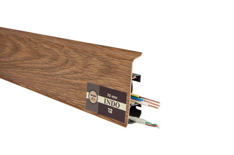 Плинтус "Arbiton" Indo Дуб Темный (2500*26*70 мм) — купить в Чебоксарах