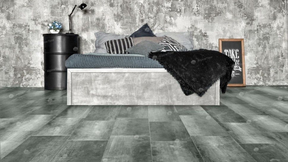 Виниловая плитка "Alpine Floor" Light Stone Корнуолл (608*303*2,5 мм) — купить в Чебоксарах