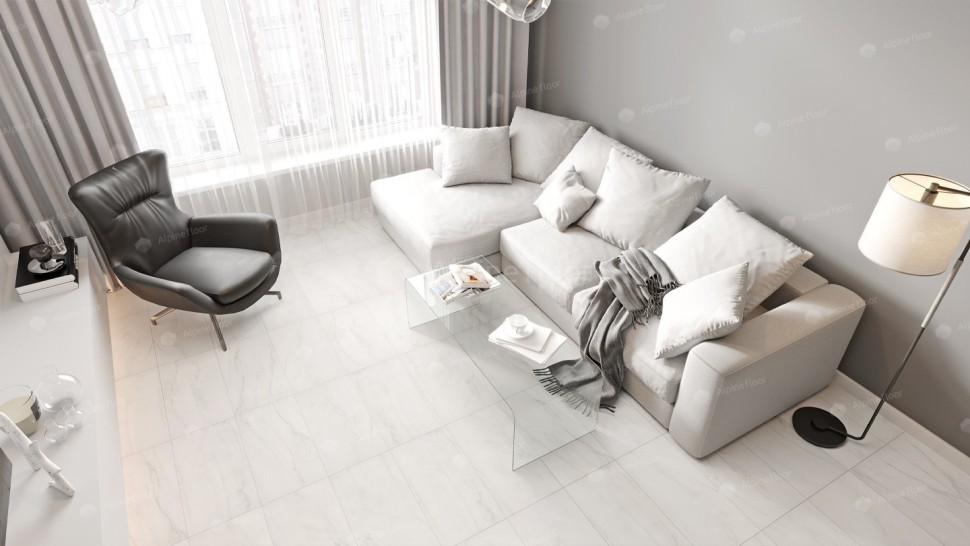 Виниловая плитка "Alpine Floor" Light Stone Брайс (608*303*2,5 мм) — купить в Чебоксарах