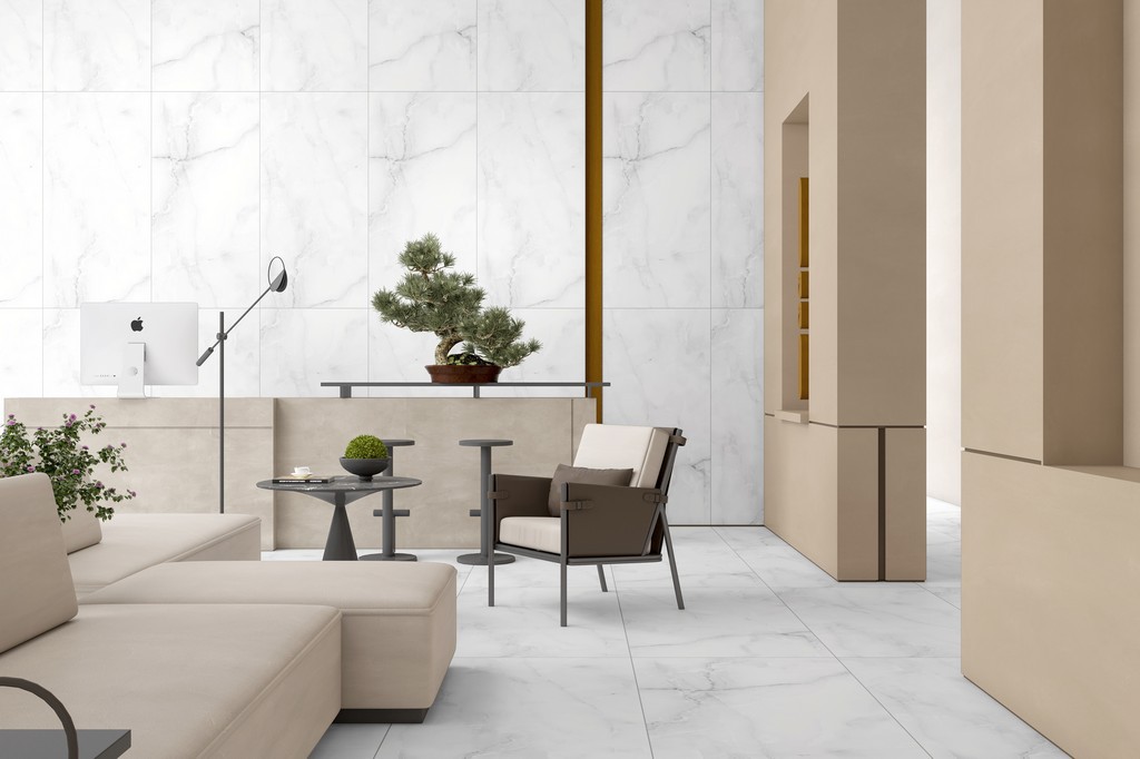 Керамогранит "Ennface" 600*1200 Afyon Ice Матовый Белый — купить в Чебоксарах