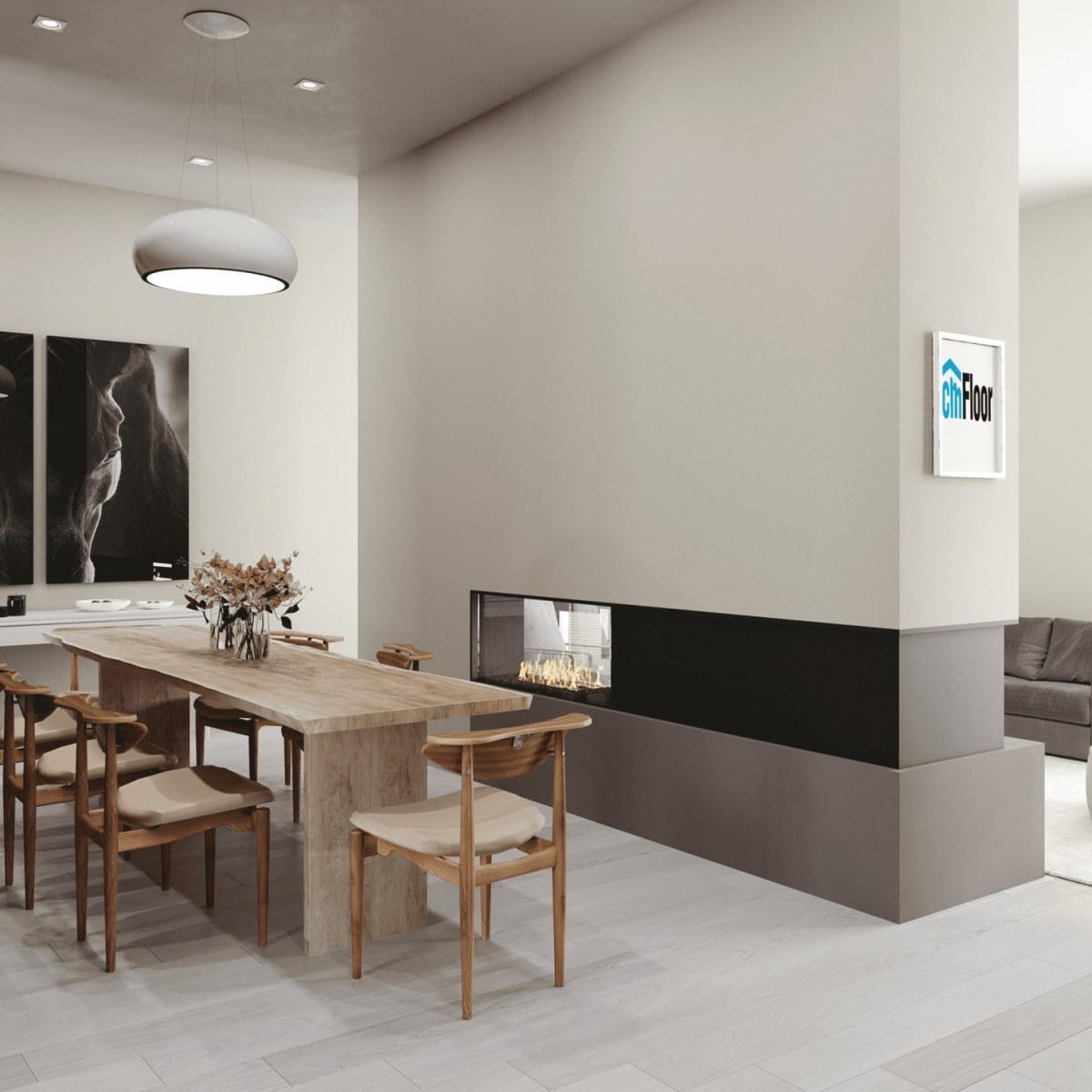 Виниловое напольное покрытие ScandiWood 02 Дуб Белый (180*1220*5 мм) — купить в Чебоксарах