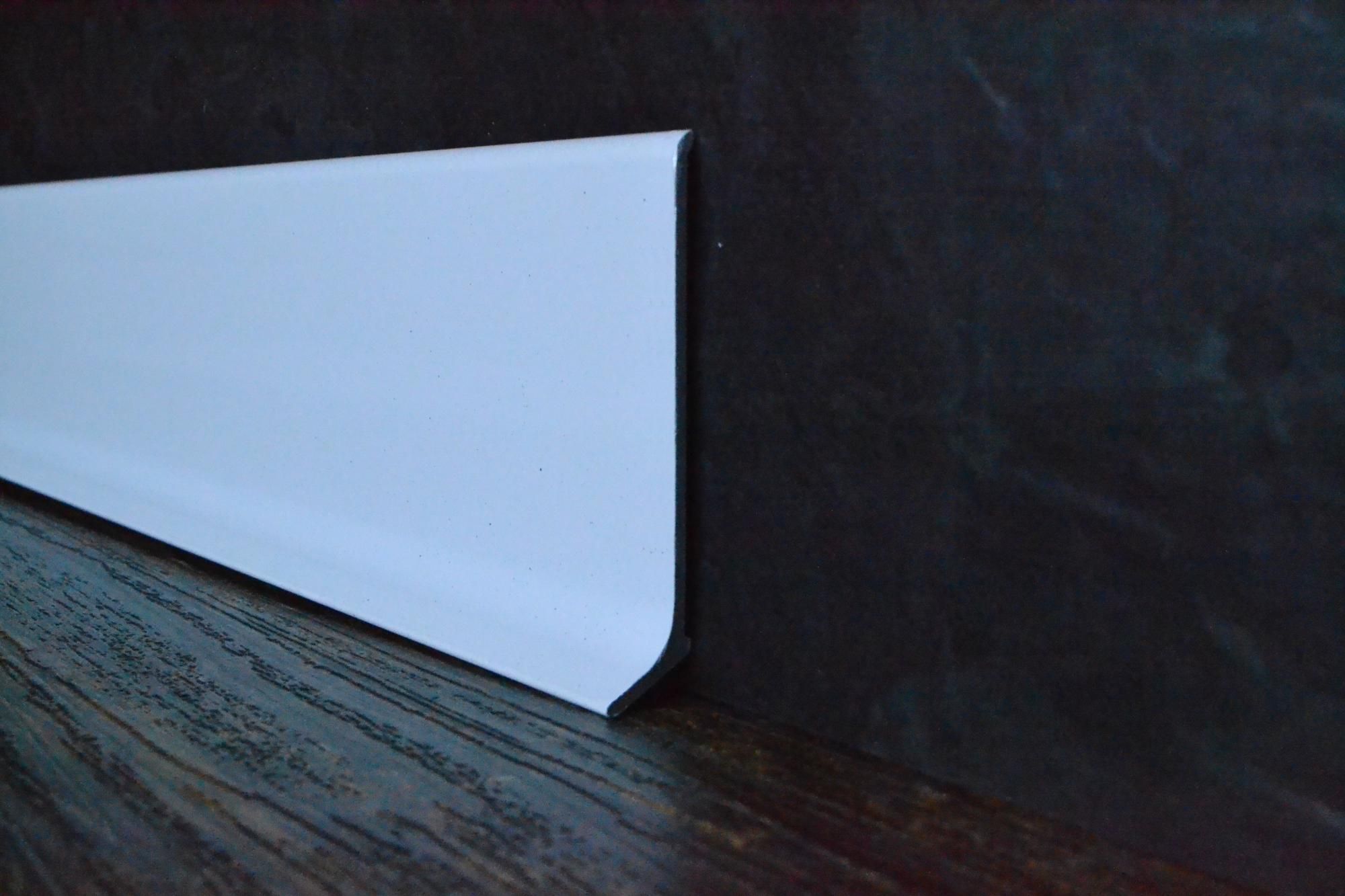 Плинтус алюминиевый L-образный белый (2500*11*60 мм) — купить в Чебоксарах