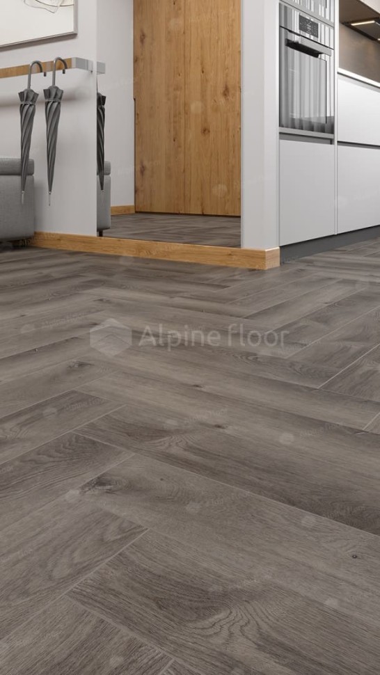 Виниловая плитка "Alpine Floor" Parquet LVT Дуб Мерга (590*118*2,5 мм) — купить в Чебоксарах