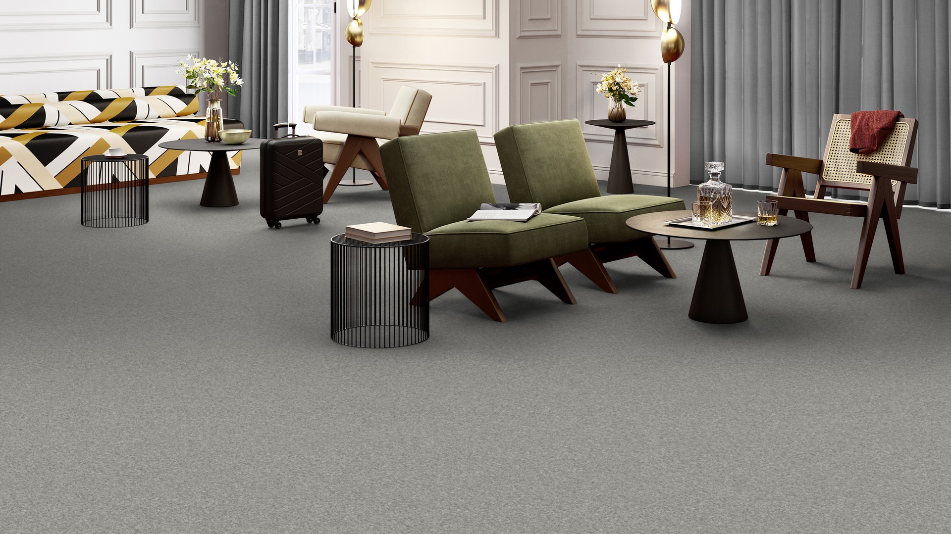 Ковровая плитка Medusa Tile 94 (500*500*5 мм) — купить в Чебоксарах