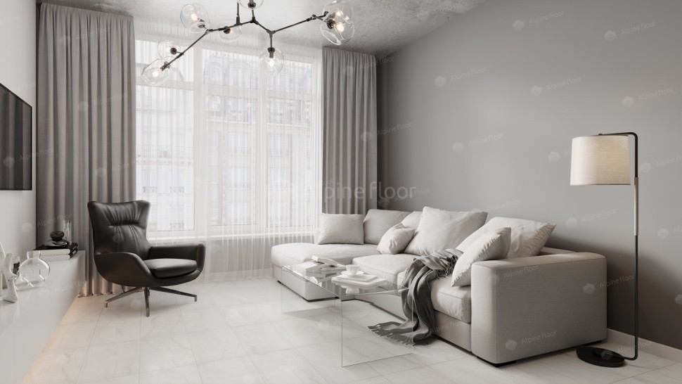 Виниловая плитка "Alpine Floor" Light Stone Брайс (608*303*2,5 мм) — купить в Чебоксарах