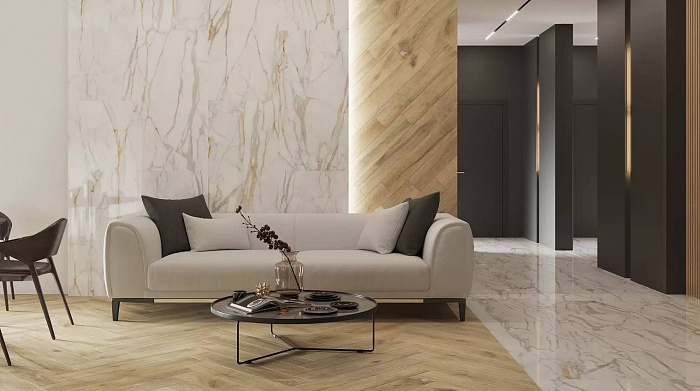 Керамогранит "Estima" Supreme Ferrum (1200*600 мм) Белый — купить в Чебоксарах