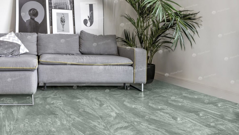 Виниловая плитка "Alpine Floor" Light Stone Хэмпшир (608*303*2,5 мм) — купить в Чебоксарах